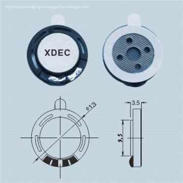 13 mm 8ohm 0.5W buen sonido altavoz de timbre mylar